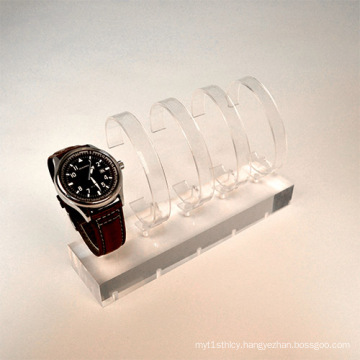 Practical Plexiglass Watch Display Rack, Acrylic Watch Display Stand